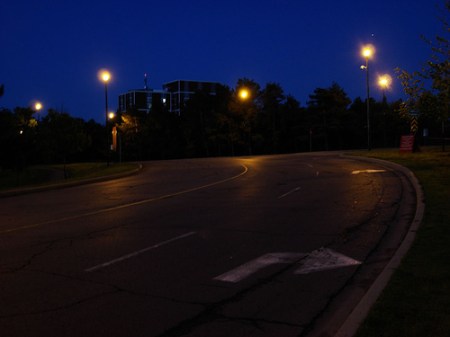 "approaching carleton @ night..." by Flickr user steveleenow